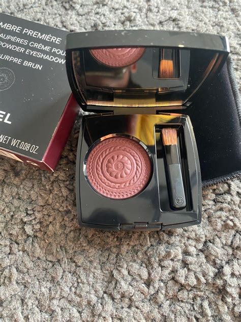 chanel cream eyeshadow pourpre brun|Chanel longwearing eyeshadow.